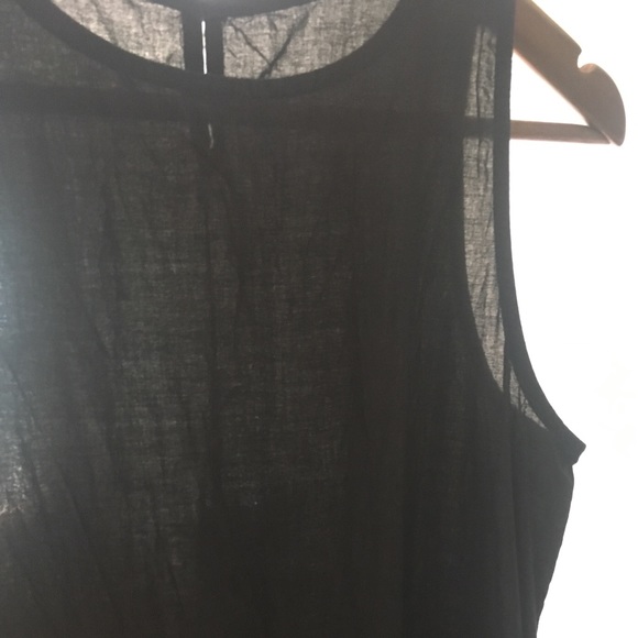 Black tiered summer dress - Picture 4 of 4